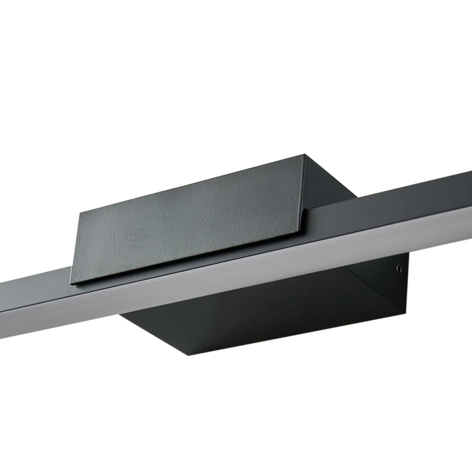 Lucande LED-peilivalaisin Kivana, musta, metalli, 90cm, IP44