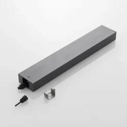 Lucande LED polkuvalaisin Lirka, tummanharmaa, metalli, 60 cm