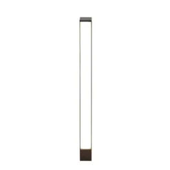 Lucande LED polkuvalaisin Lirka, tummanharmaa, metalli, 60 cm