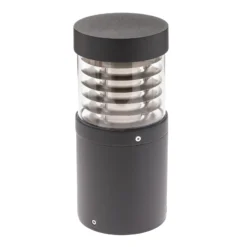 Lucande LED-pollarilamppu Lucius, 27cm, antrasiitti, IP54