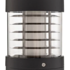 Lucande LED-pollarilamppu Lucius, 27cm, antrasiitti, IP54