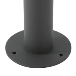 Lucande LED-pylväsvalaisin Beelia, antrasiitti, 60 cm, uurrettu