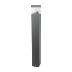 Lucande LED-pylväsvalaisin Egon, korkeus 90 cm, grafiitinharmaa, IP54