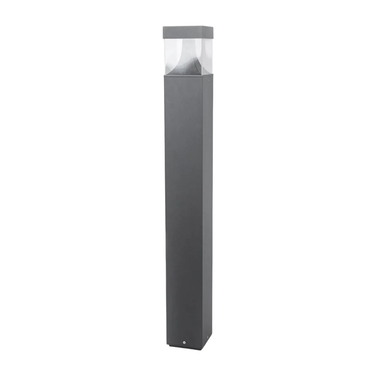 Lucande LED-pylväsvalaisin Egon, korkeus 90 cm, grafiitinharmaa, IP54