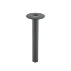 Lucande LED-pylväsvalaisin Haloa, musta, korkeus 50 cm, IP54