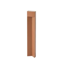 Lucande LED-pylväsvalaisin Kaholo, ruskea, 90 cm, IP44
