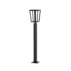 Lucande LED-pylväsvalaisin Lynx, 95,5 cm, musta, IP65
