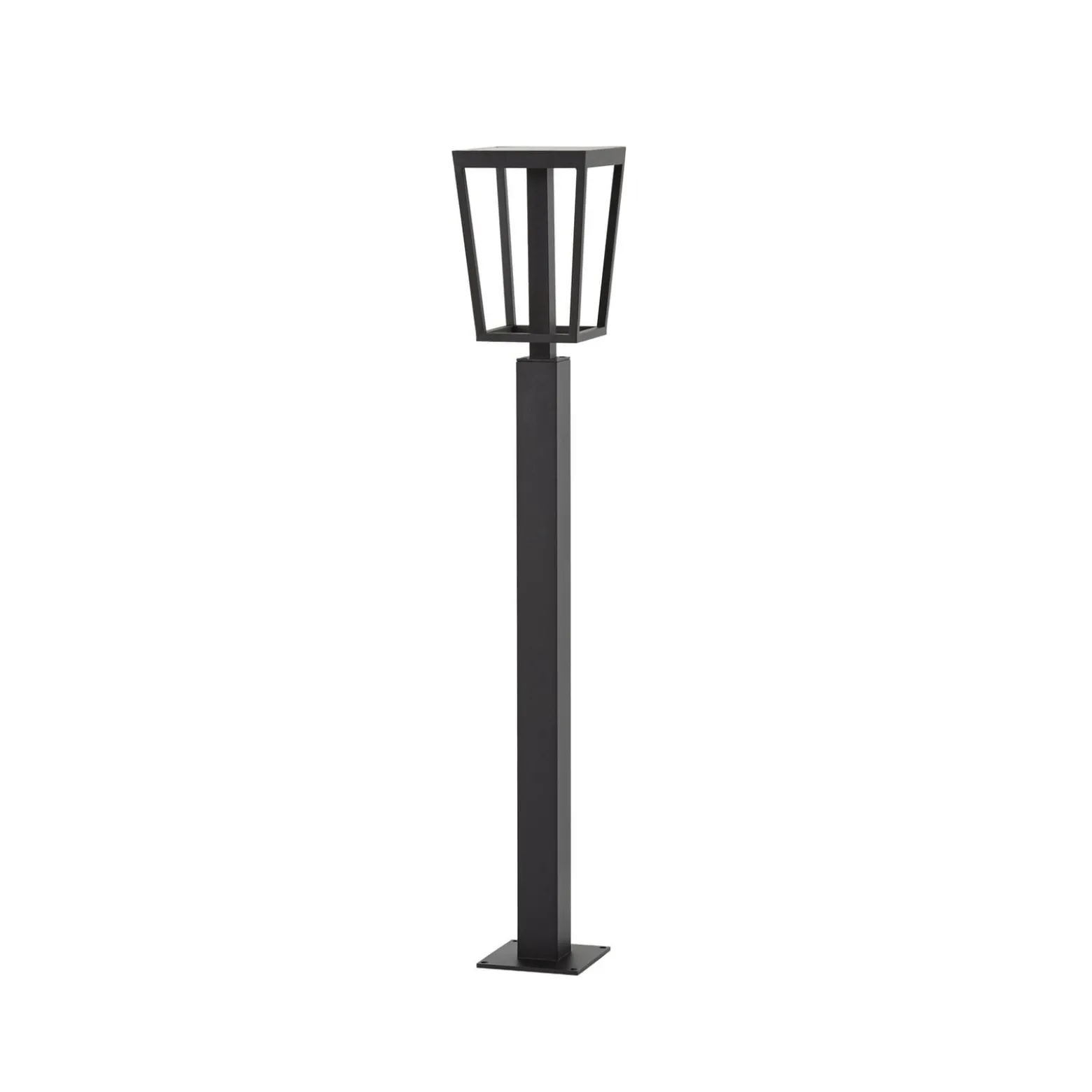 Lucande LED-pylväsvalaisin Lynx, 95,5 cm, musta, IP65
