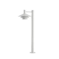 Lucande LED-pylväsvalaisin Montaro, 100 cm, valkoinen