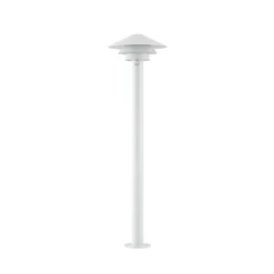 Lucande LED-pylväsvalaisin Montaro, 110 cm, valkoinen, liiketunnistin