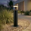 Lucande LED-pylväsvalaisin Navor, korkeus 50 cm, musta, IP65