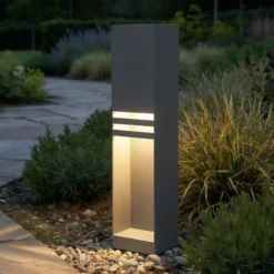 Lucande LED-pylväsvalaisin Oxido, antrasiitti, korkeus 50 cm, IP44