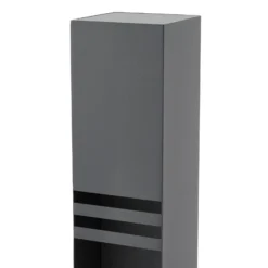 Lucande LED-pylväsvalaisin Oxido, antrasiitti, korkeus 50 cm, IP44