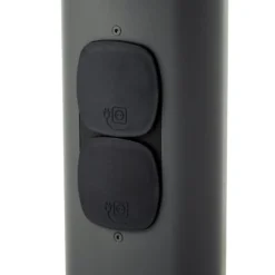 Lucande LED-pylväsvalaisin Pirron, korkeus 80 cm, pistorasia, IP54