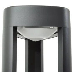 Lucande LED-pylväsvalaisin Pirron, korkeus 80 cm, pistorasia, IP54