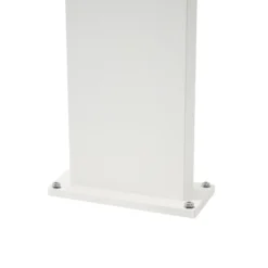 Lucande LED-pylväsvalaisin Silvan, valkoinen, 65 cm, liiketunnistin, IP54