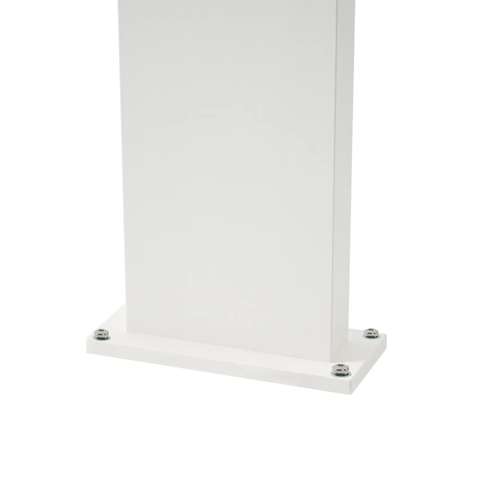 Lucande LED-pylväsvalaisin Silvan, valkoinen, 65 cm, liiketunnistin, IP54