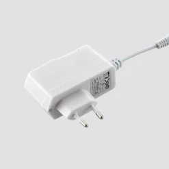 Lucande LED-pöytävalaisin Edano, 60 cm, valkoinen, tekstiili, himmennettävä
