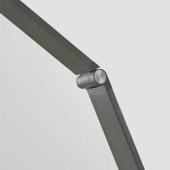 Lucande LED-pöytävalaisin Mion, 41 cm, kulmikas, himmennettävä