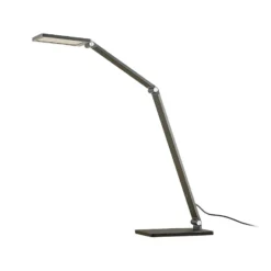 Lucande LED-pöytävalaisin Mion, 41 cm, kulmikas, himmennettävä