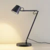 Lucande LED-pöytävalaisin Tarris, korkeus 46 cm, musta