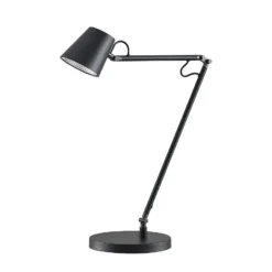Lucande LED-pöytävalaisin Tarris, korkeus 46 cm, musta