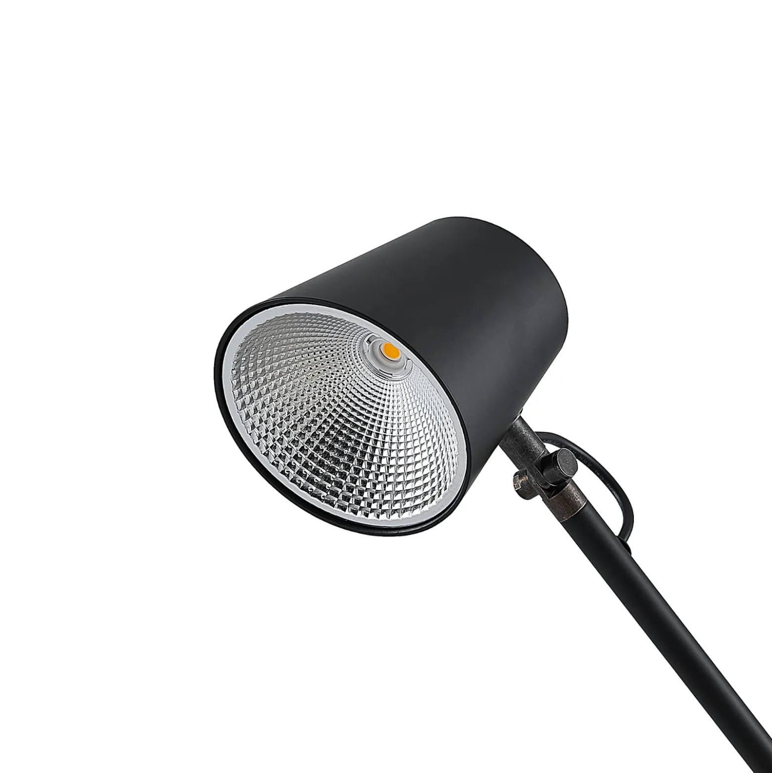 Lucande LED-pöytävalaisin Tarris, korkeus 46 cm, musta