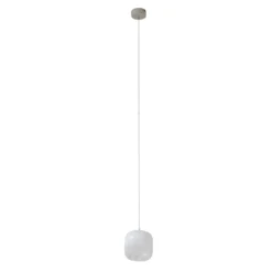 Lucande LED-riippuvalaisin Avelina, Ø 14cm, 1-valo, musta