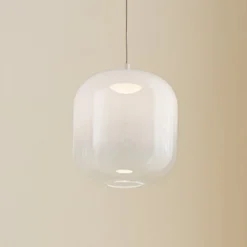 Lucande LED-riippuvalaisin Avelina, Ø 14cm, 1-valo, musta