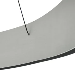 Lucande LED-riippuvalaisin Daelor, musta/alumiini, CCT, himmennettävä