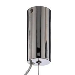 Lucande LED-riippuvalaisin Fedra, lasi, harmaa/valkoinen, Ø 17 cm