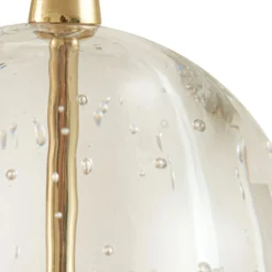 Lucande LED-riippuvalaisin Hayley, 96 cm, 5-valo, kulta, lasi