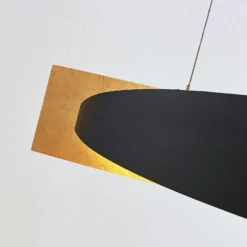 Lucande LED-riippuvalaisin Marija, 101 cm, musta, himmennettävä