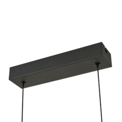 Lucande LED-riippuvalaisin Martis, musta, 4-lamppuinen, himmennettävä