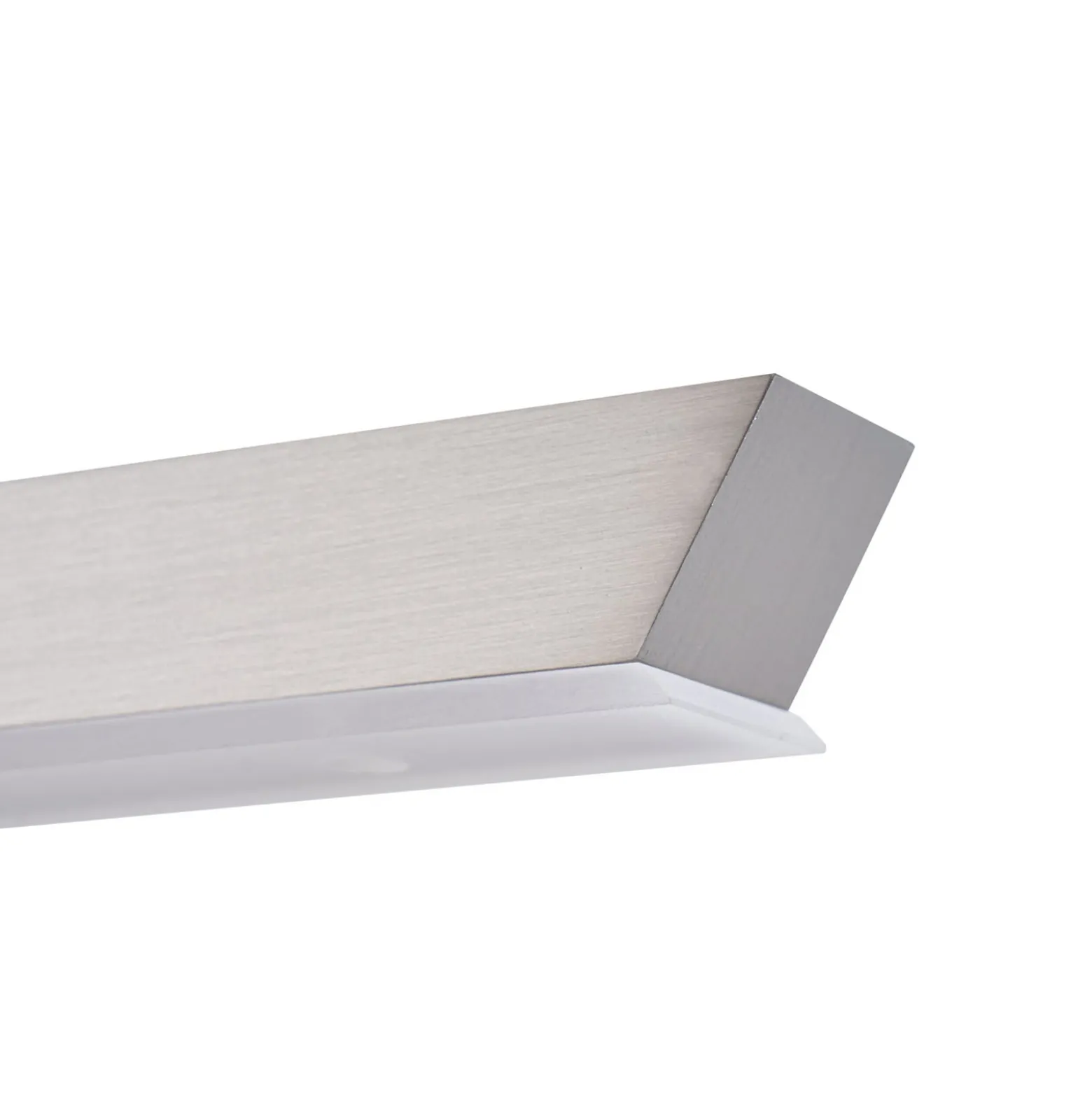 Lucande LED-riippuvalaisin Solvar, 117 cm, hopea, CCT, himmennettävä