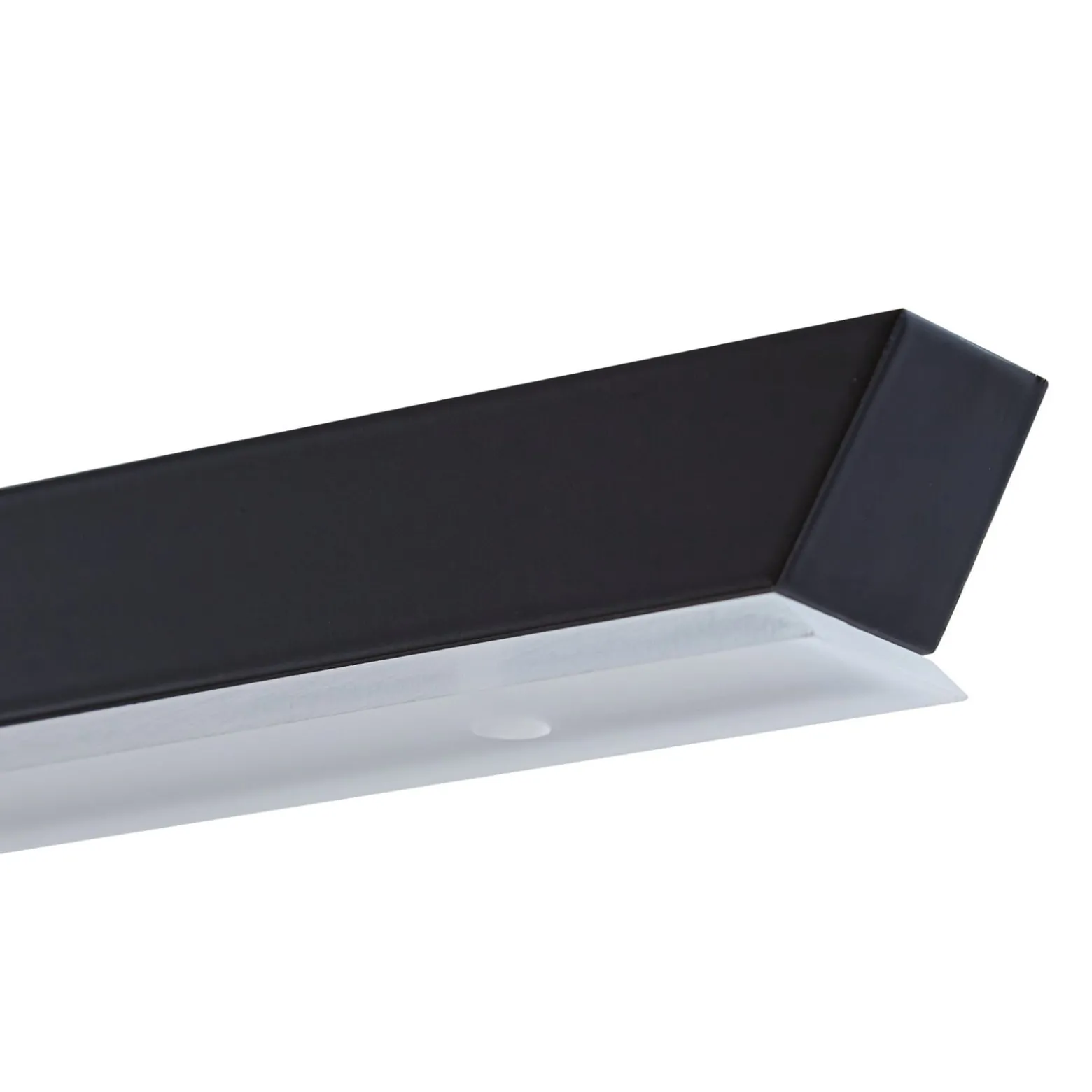 Lucande LED-riippuvalaisin Solvar, 117 cm, musta, CCT, himmennettävä