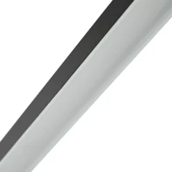 Lucande LED-riippuvalaisin Solvar, 117 cm, musta, CCT, himmennettävä