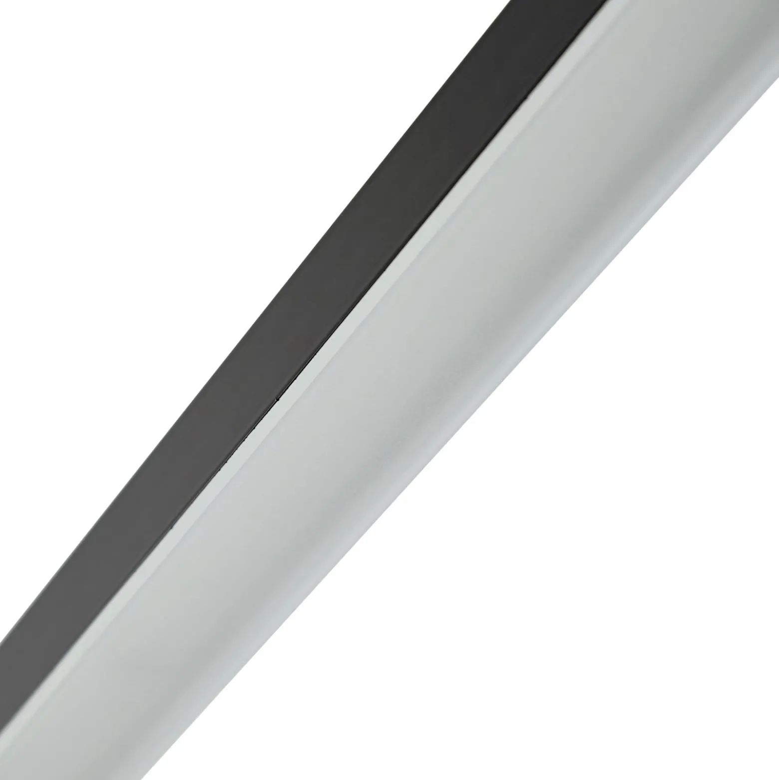 Lucande LED-riippuvalaisin Solvar, 117 cm, musta, CCT, himmennettävä