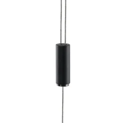 Lucande LED-riippuvalaisin Stakato, 140 cm, 6 valoa, himmennettävä