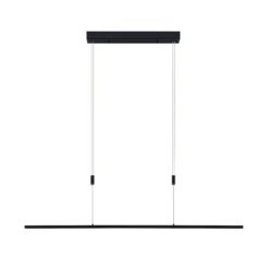 Lucande LED-riippuvalaisin Stakato, 140 cm, 6 valoa, himmennettävä