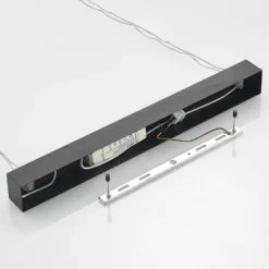 Lucande LED-riippuvalaisin Stakato, 180 cm, 8-valoinen, himmennettävä