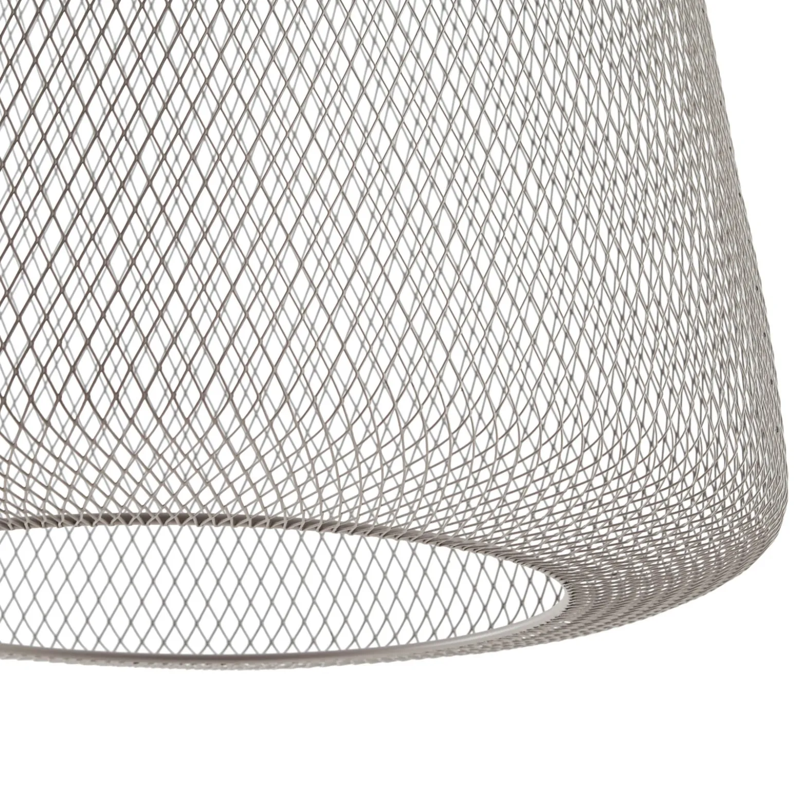 Lucande LED-riippuvalaisin ulos Korvyn, harmaa, Ø 50 cm, porrastettu