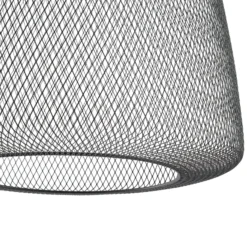 Lucande LED-riippuvalaisin ulos Korvyn, musta, Ø50 cm, portaattomasti