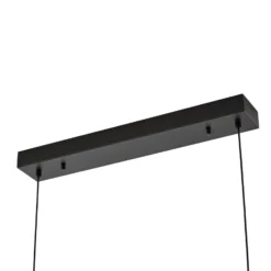 Lucande LED-riippuvalaisin Vellia, musta, pituus 112 cm, CCT