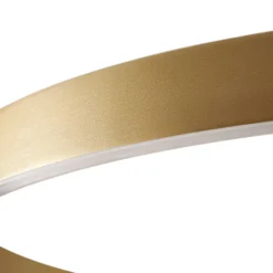 Lucande LED-riippuvalaisin Yonam, Ø 80 cm, 1-lamppuinen, kultainen, CCT