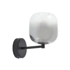 Lucande LED-seinävalaisin Avelina, savunharmaa