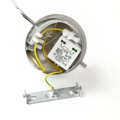 Lucande LED-seinävalaisin Hayley, krominvärinen, lasi, korkeus 34 cm