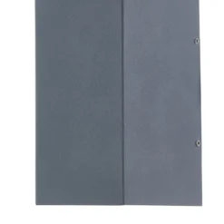 Lucande LED-seinävalaisin Kimian, korkeus 17 cm, antrasiitti, IP54