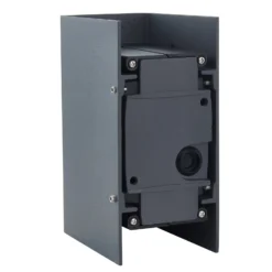Lucande LED-seinävalaisin Kimian, korkeus 17 cm, antrasiitti, IP54