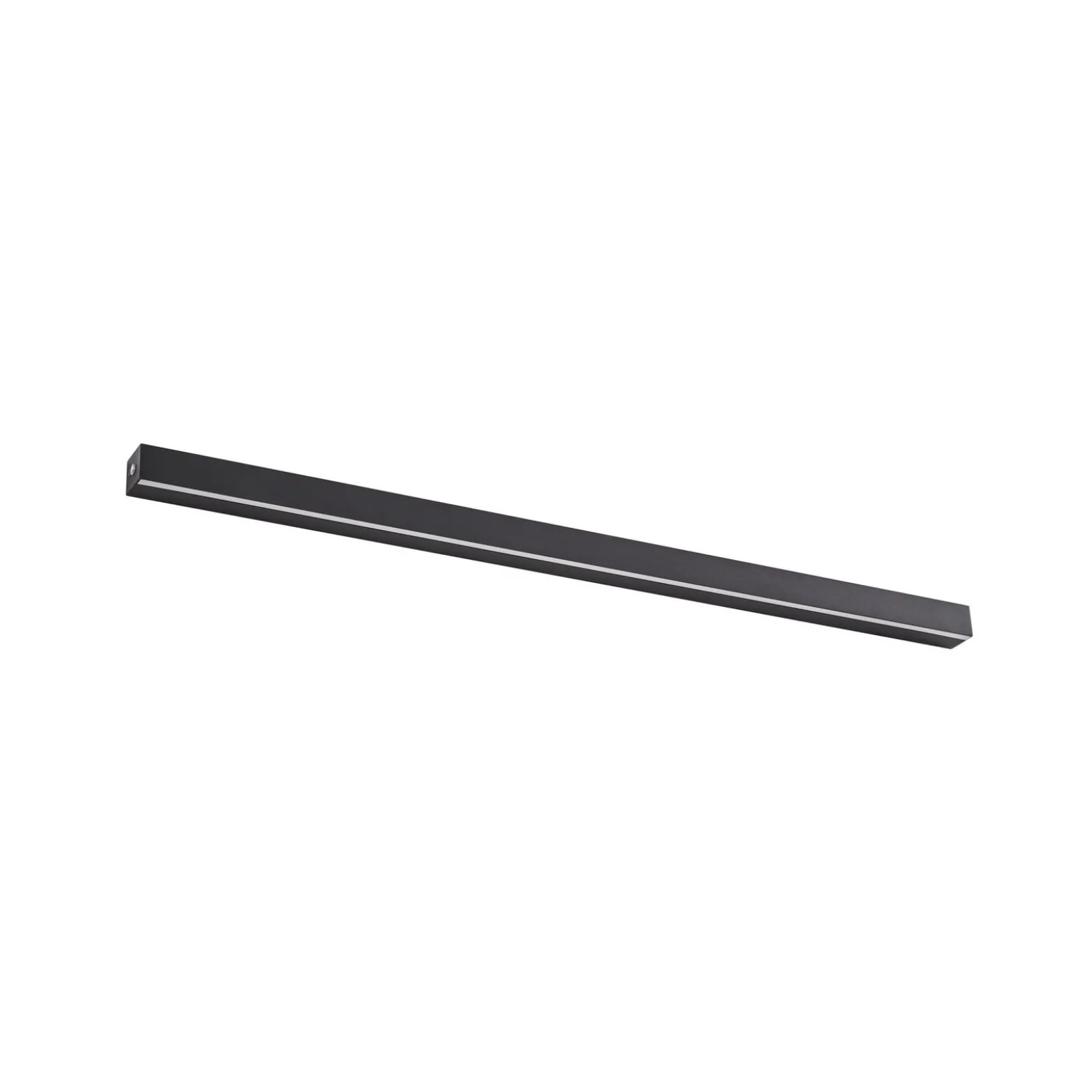 Lucande LED-seinävalaisin Kinsley, 90 cm, musta, himmennettävä, CCT